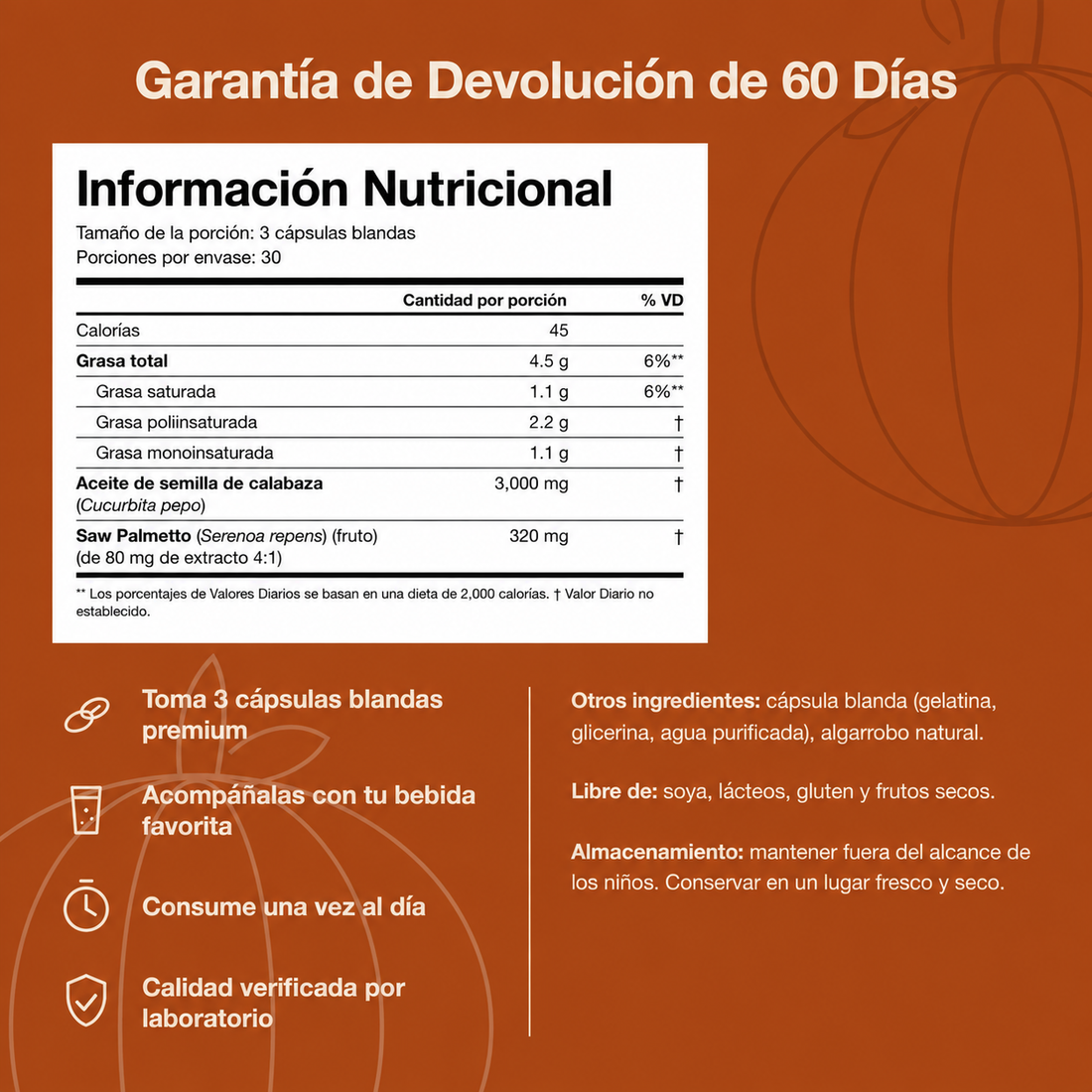ACEITE DE SEMILLA DE CALABAZA