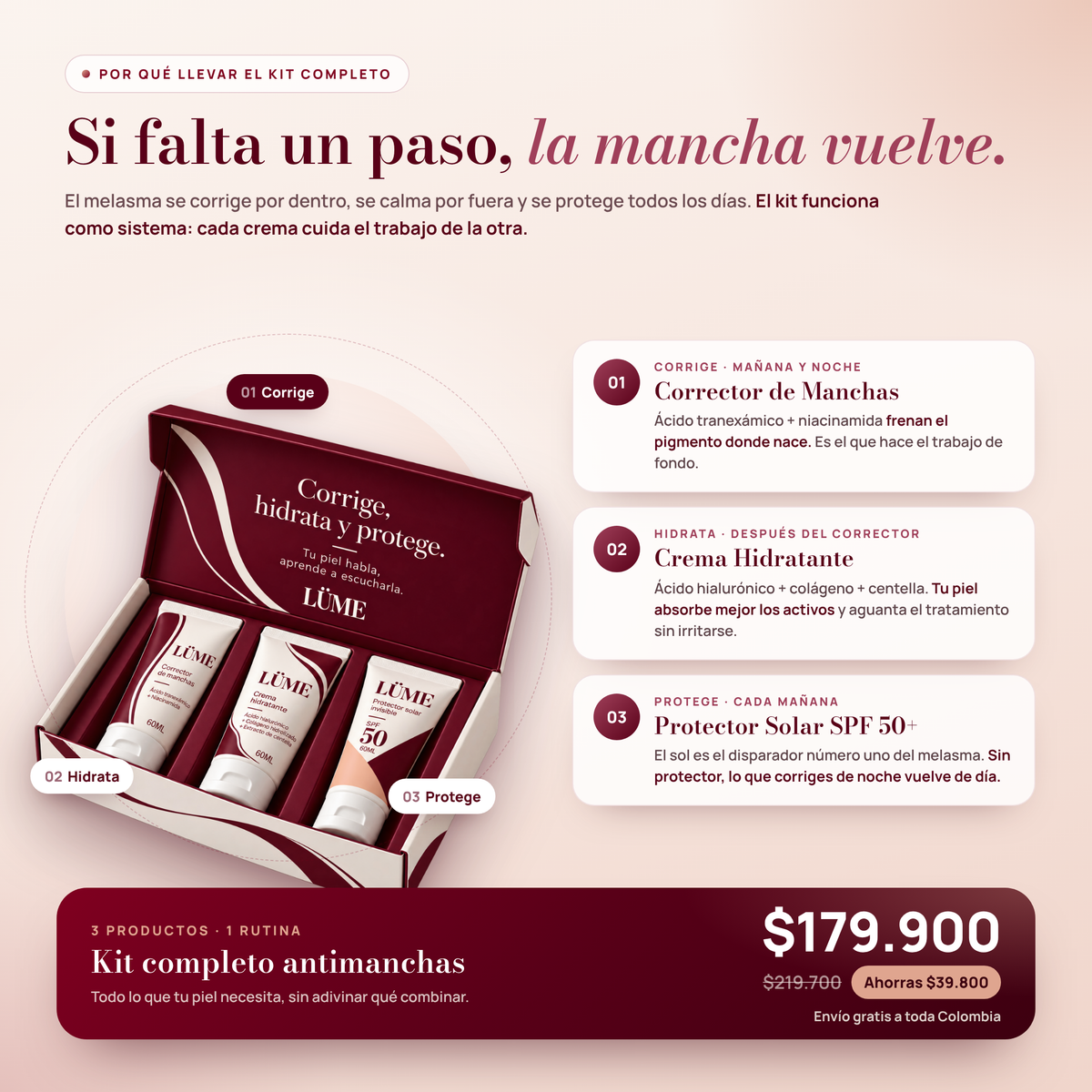 LÜME® Corrector de Manchas